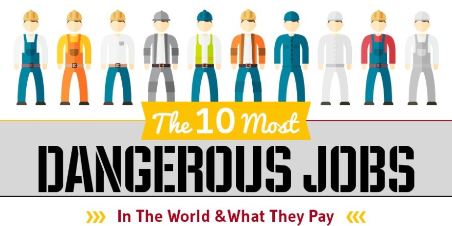 The 10 Most Dangerous Jobs Infographic Friday Distraction