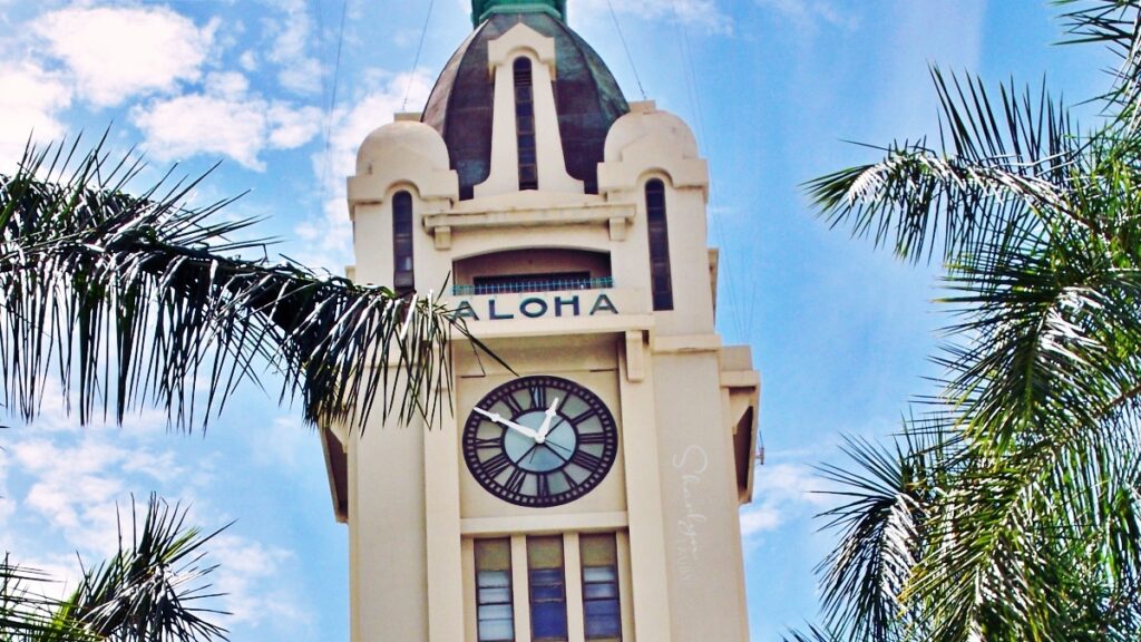 Aloha Tower clock representing extra time commitments